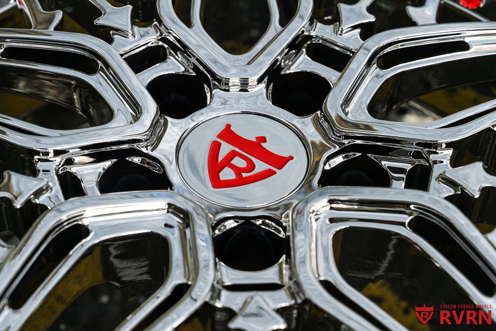 Custom 2011 Corvette Grand Sport wheels with chrome finish