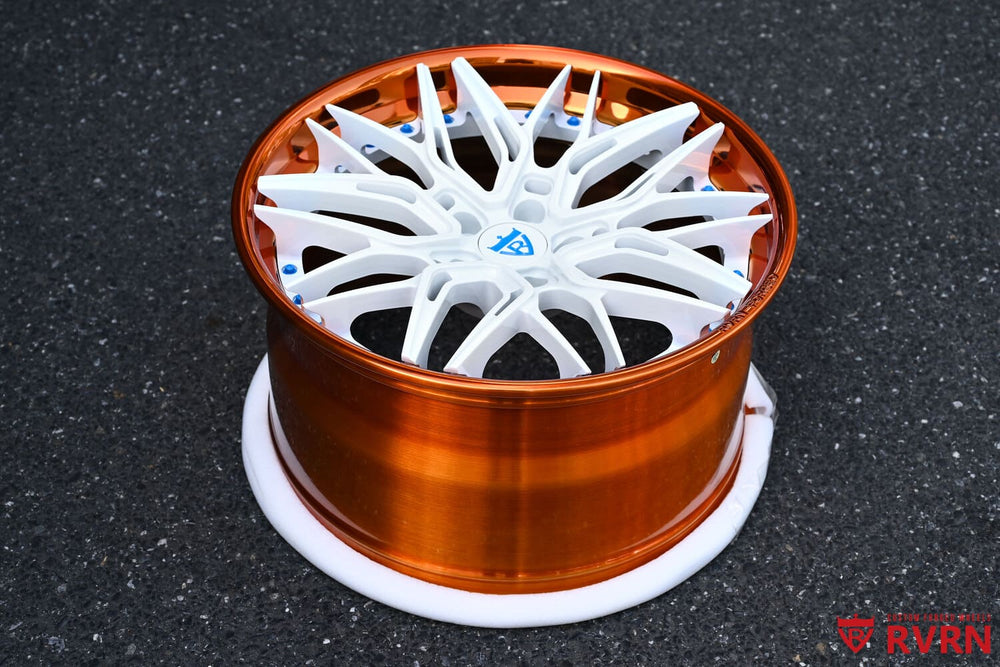Custom wheels for 2011 Ford Mustang - front angle view