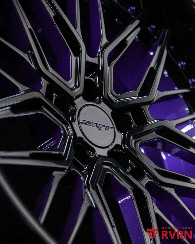 Precision engineering and machining on RVRN forged 2 piece wheel