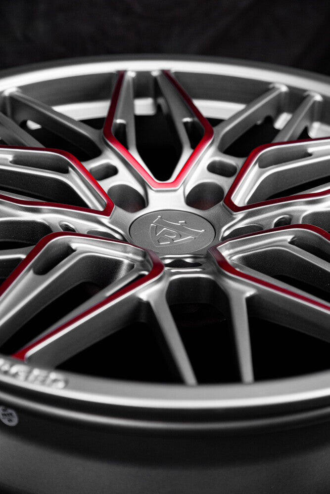 	Custom finish wheel RV-MS808 designed for 2012 Audi Q5 Sport