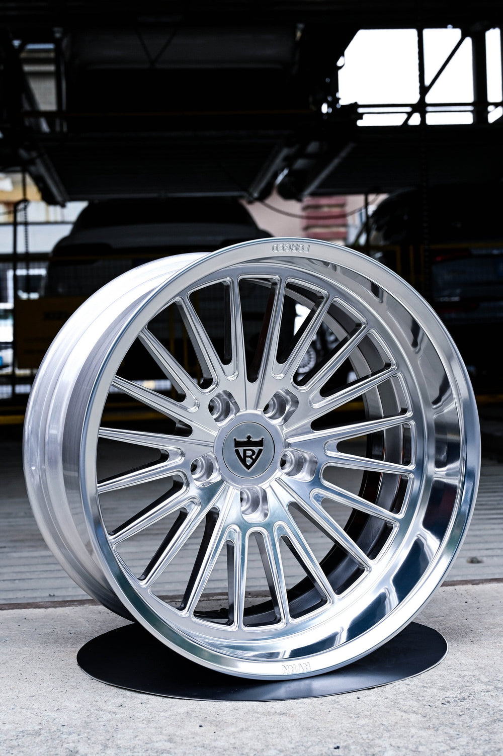 2012 Jeep Wrangler on RVRN RV-HR01 forged wheels in Polished (photo 08)