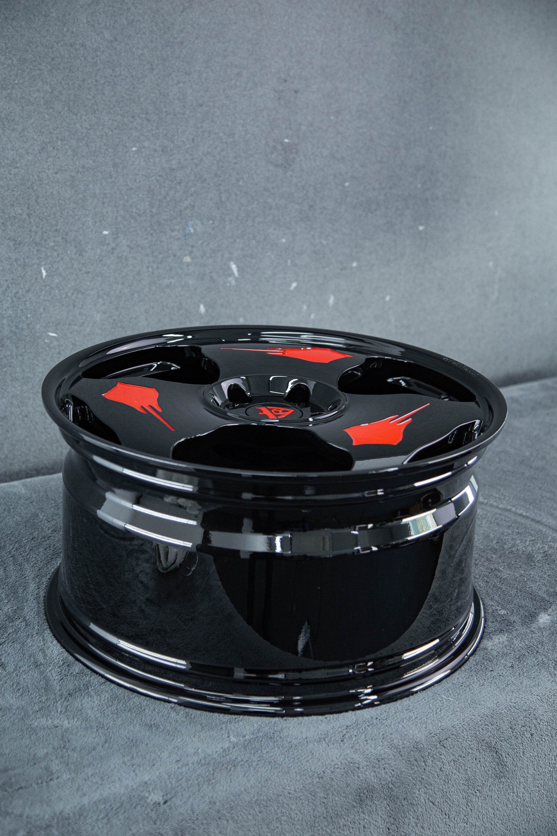 Gloss Black Red Rims for Corvette C7 Z51 | RVRN Wheel – RVRN WHEELS