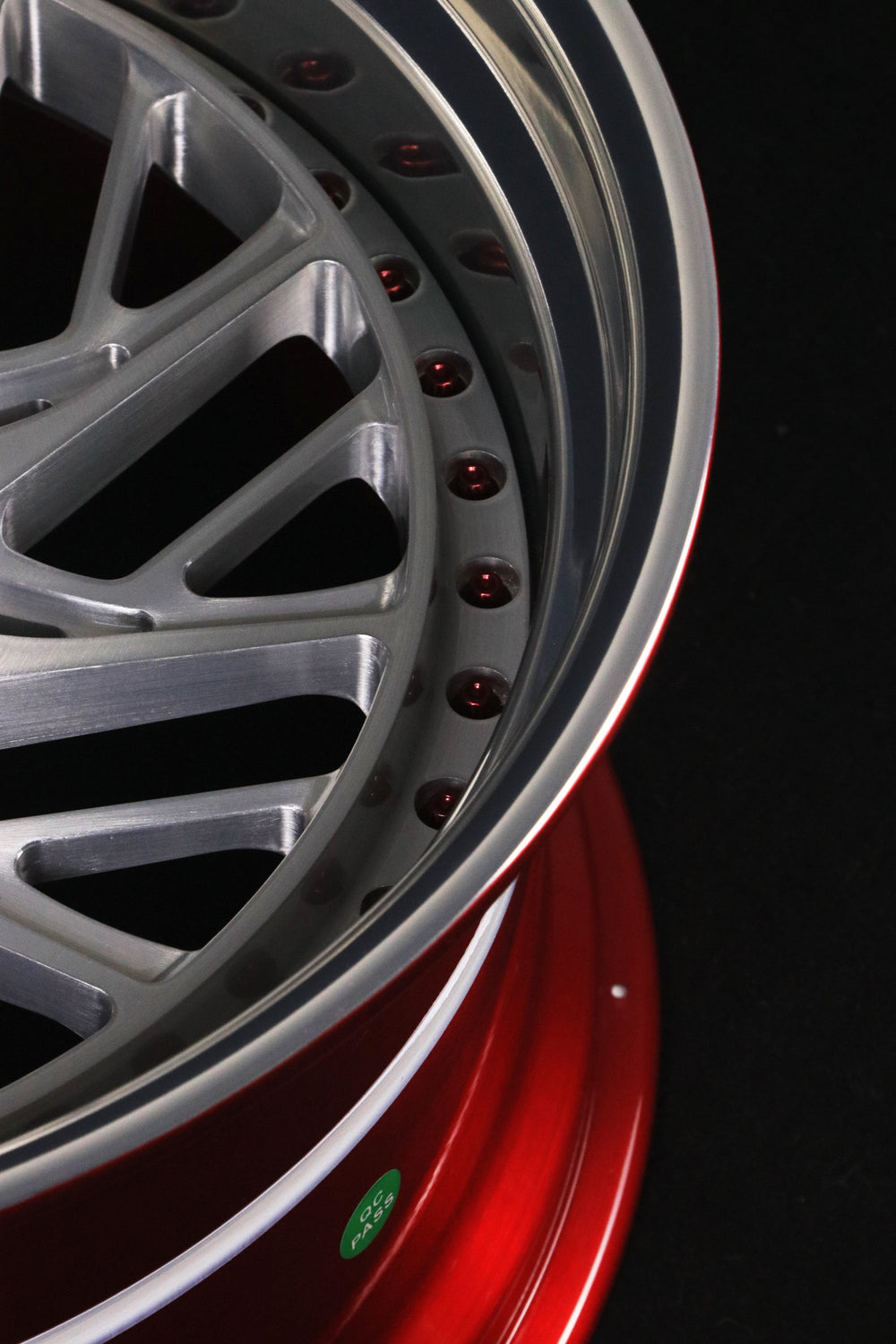 2014 Acura TSX on RVRN RV-C13 custom forged wheels in silver red - 04