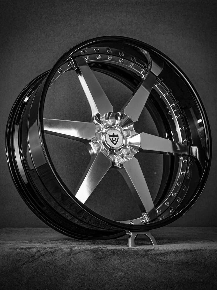 2014 Chevy Tahoe Custom Deep Dish Polished Aluminum Forged Wheels: RV-DF14