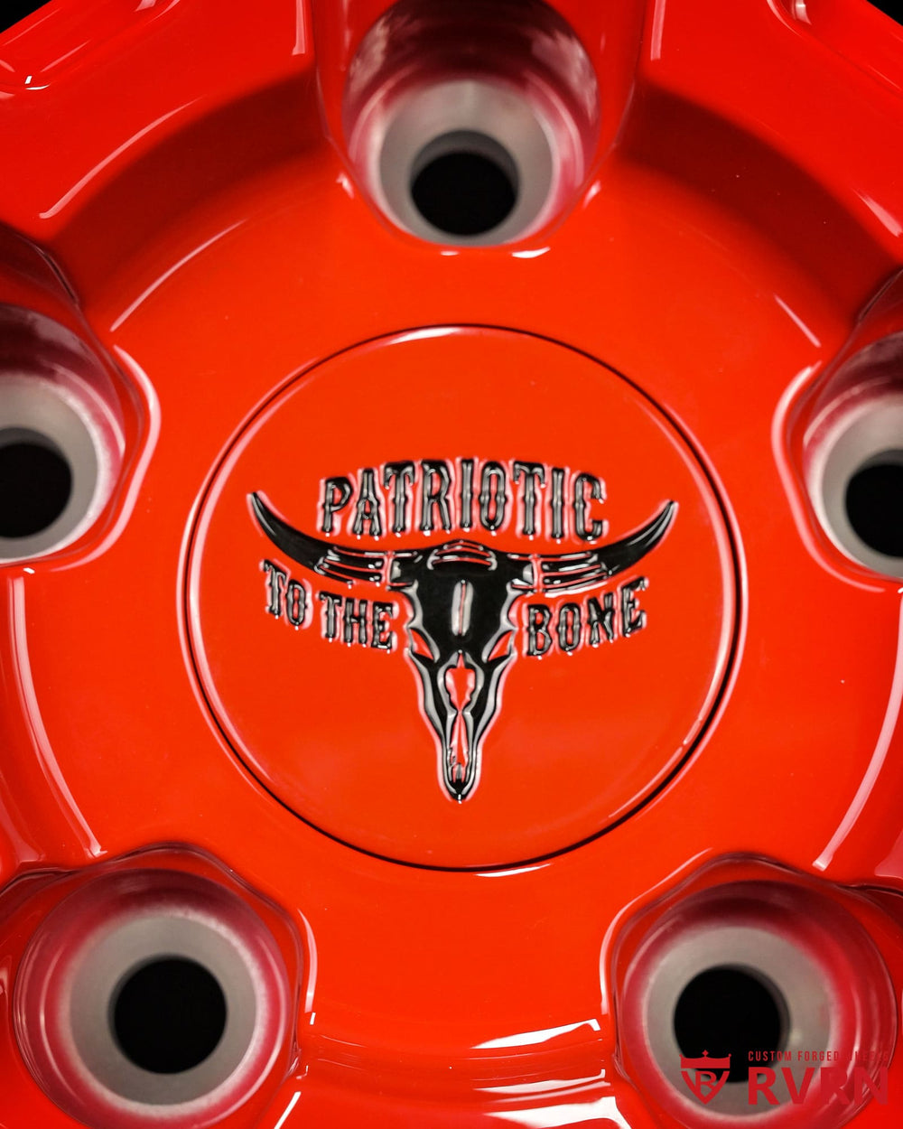 RVRN Wheels RV-MG122 side profile showing deep concave Y spoke layout on Corvette C7 Stingray forged wheels.