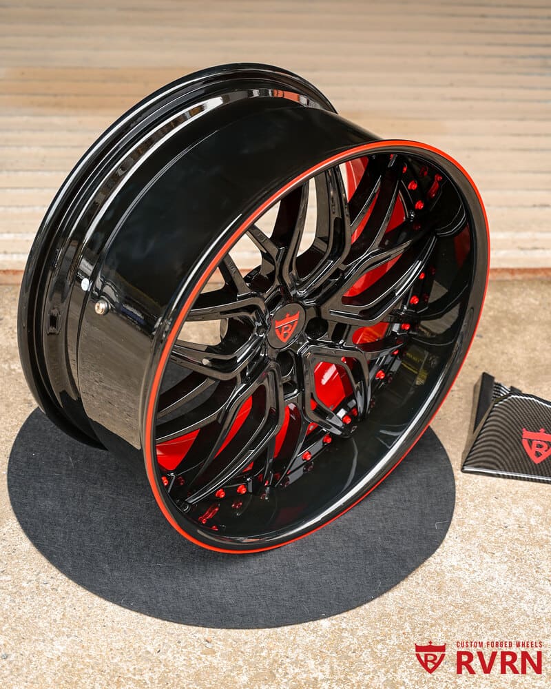 	Installed RV-T081 wheels on 2015 Dodge Charger in motion