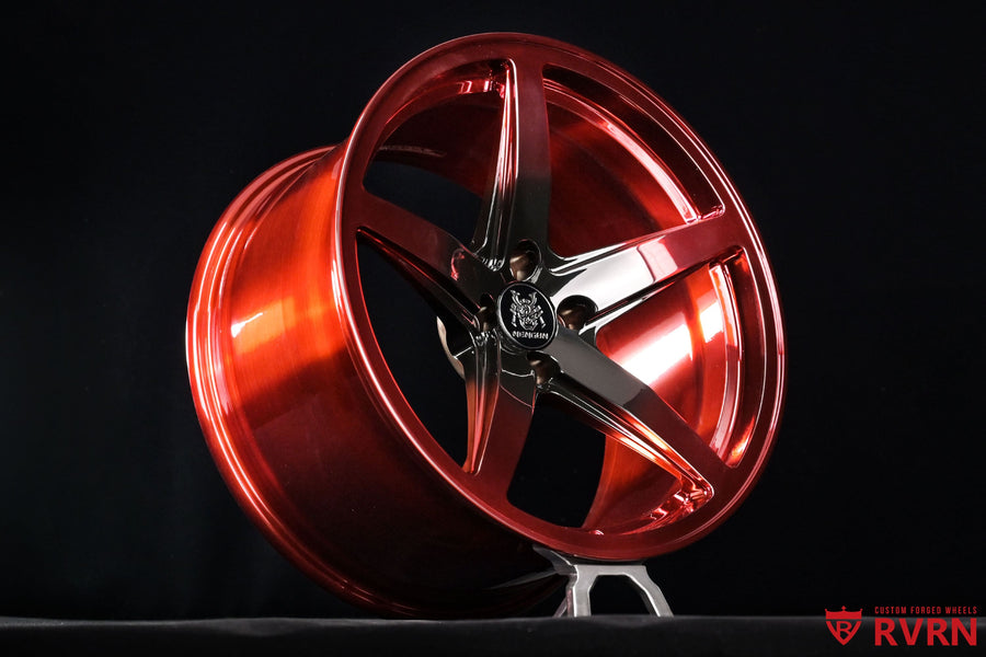 2015 Honda S660 Polished Red And Black Wheels: RV-MF15