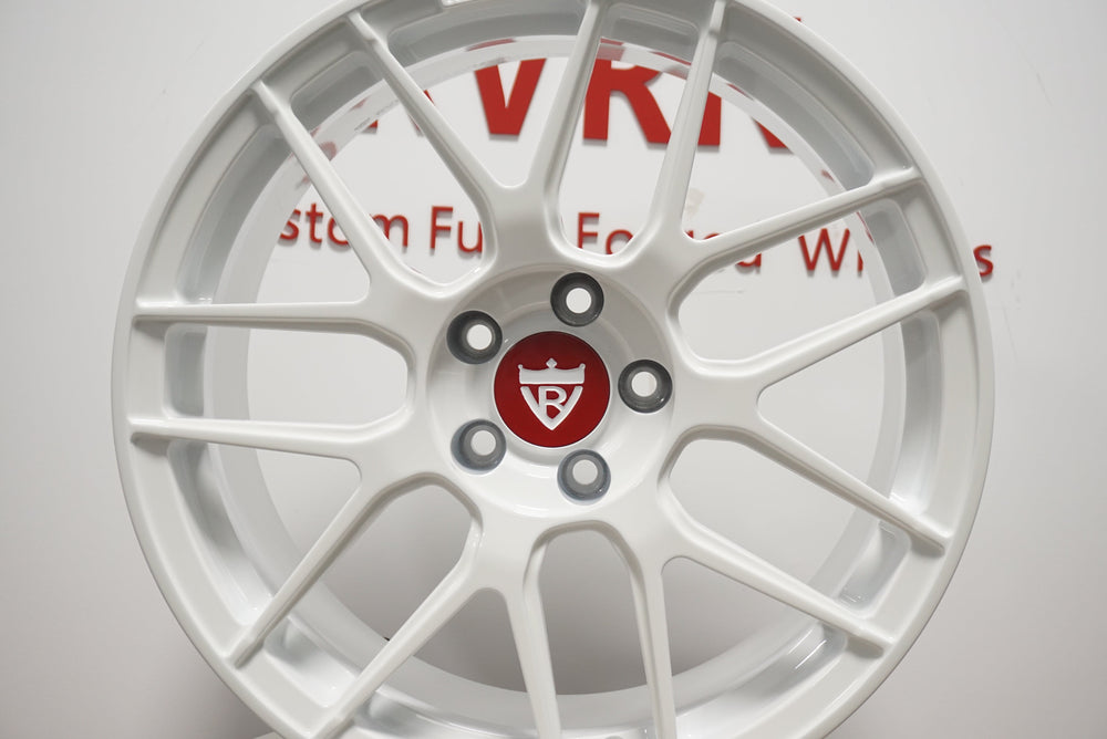 2015 Dodge Dart on RVRN RV-MM061 forged wheels in Straight White Spokes with Straight White Rims (photo 03)