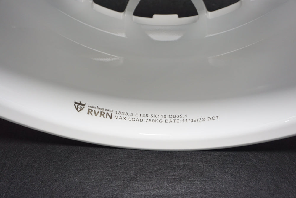 2015 Dodge Dart on RVRN RV-MM061 forged wheels in Straight White Spokes with Straight White Rims (photo 06)