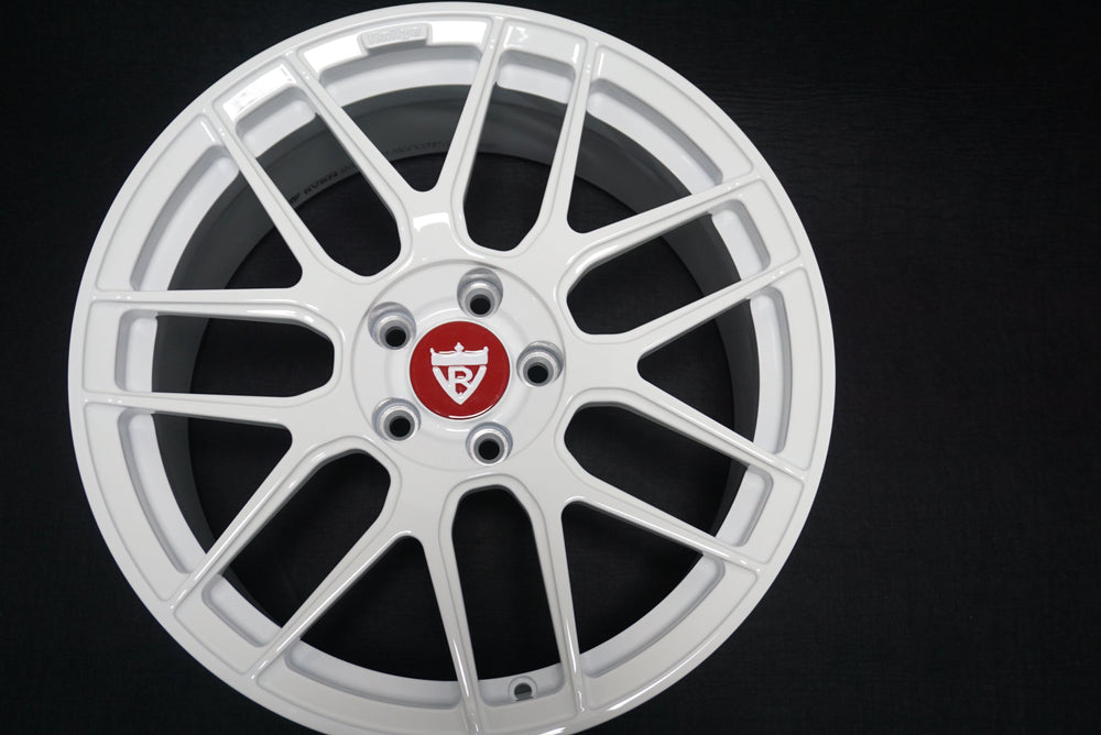 2015 Dodge Dart on RVRN RV-MM061 forged wheels in Straight White Spokes with Straight White Rims (photo 08)