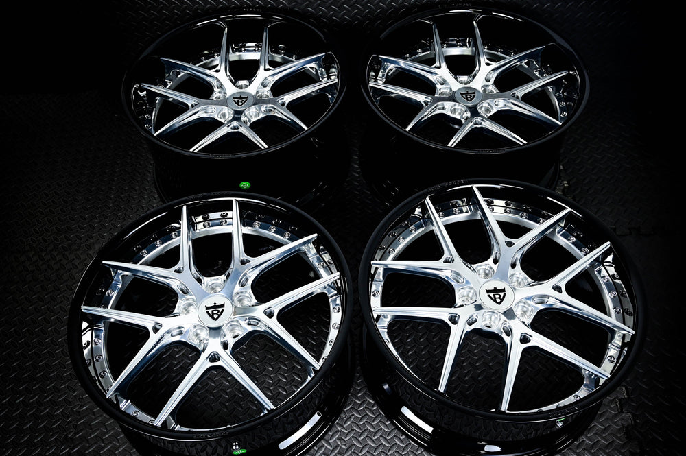 2015 Maserati GranTurismo on RVRN RV-DR08D forged wheels in Gloss Black Barrel and Polished Spoke (photo 02)