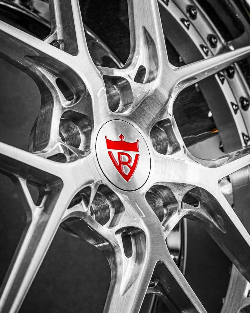 20x11 rear chrome deep dish forged wheels for C7 Corvette.