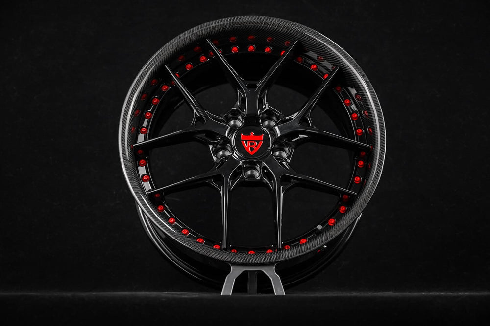 	Custom 18-inch and 19-inch forged wheel fitment on Subaru WRX
