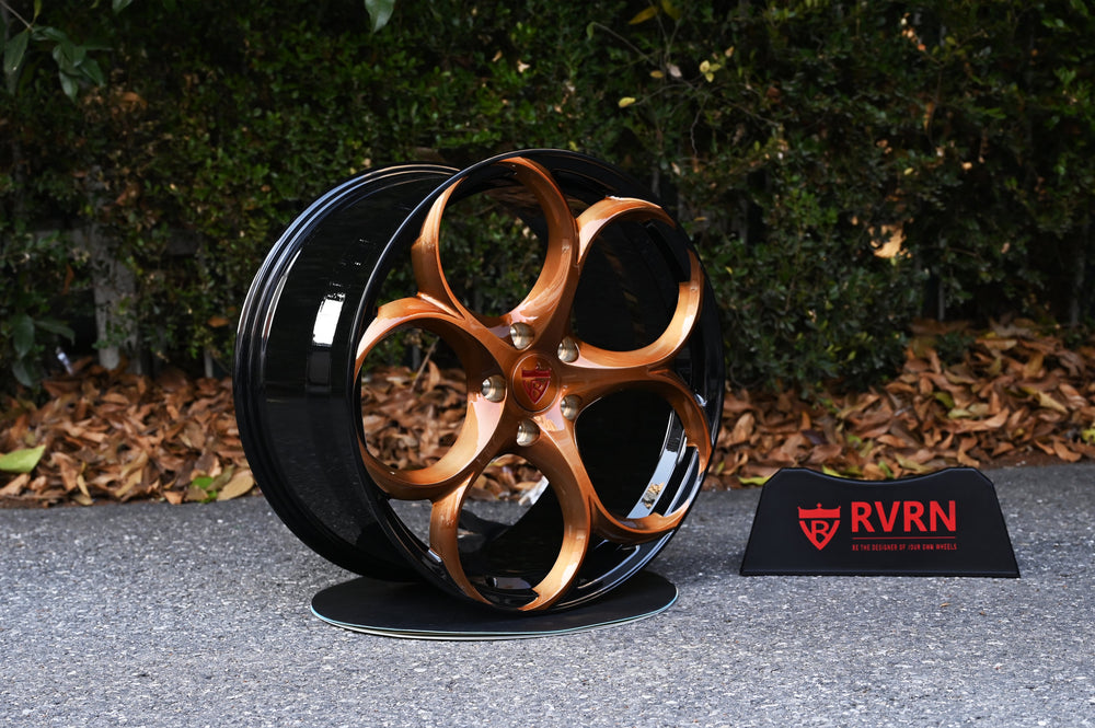2016 Corvette C7 Stingray 6.2i on RVRN RV-MS016 forged wheels in Gloss Black Barrel and Transparent Bronze Spoke (photo 08)