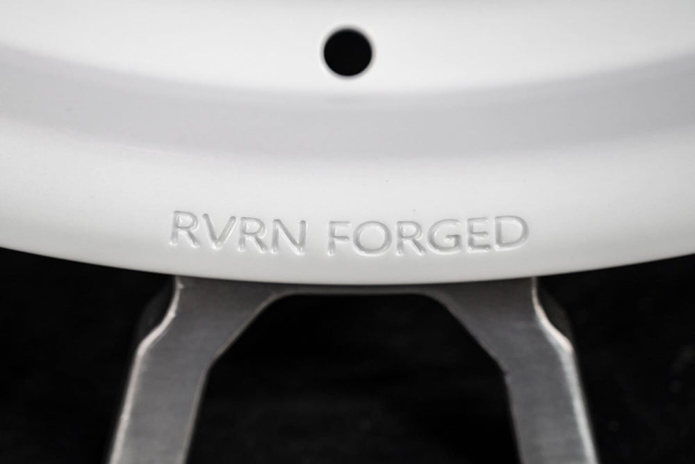 RVRN red spoke detail on forged 2-piece wheels for C7 Corvette