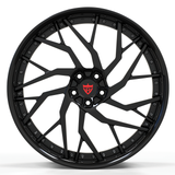 Gloss black custom forged 2PC wheel RV-DM01 for 22-inch mercedes benz, deep concave wheels