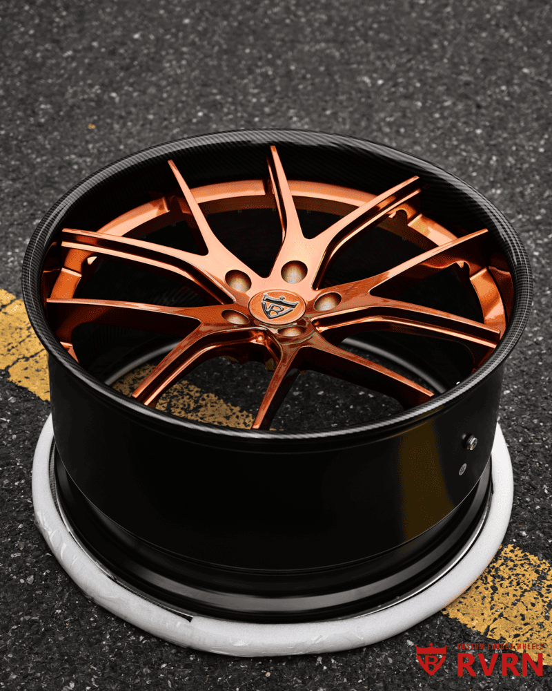 Corvette bronze and carbon fiber wheels – design your own RV-DC24 setup
