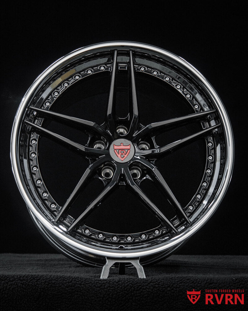 Deep concave forged wheel profile for Corvette Grand Sport