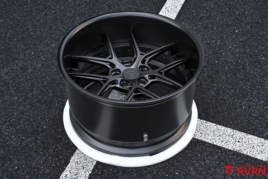 2017 Dodge Challenger R/T Scat Pack Matte Black Wheels: RV-DR08D