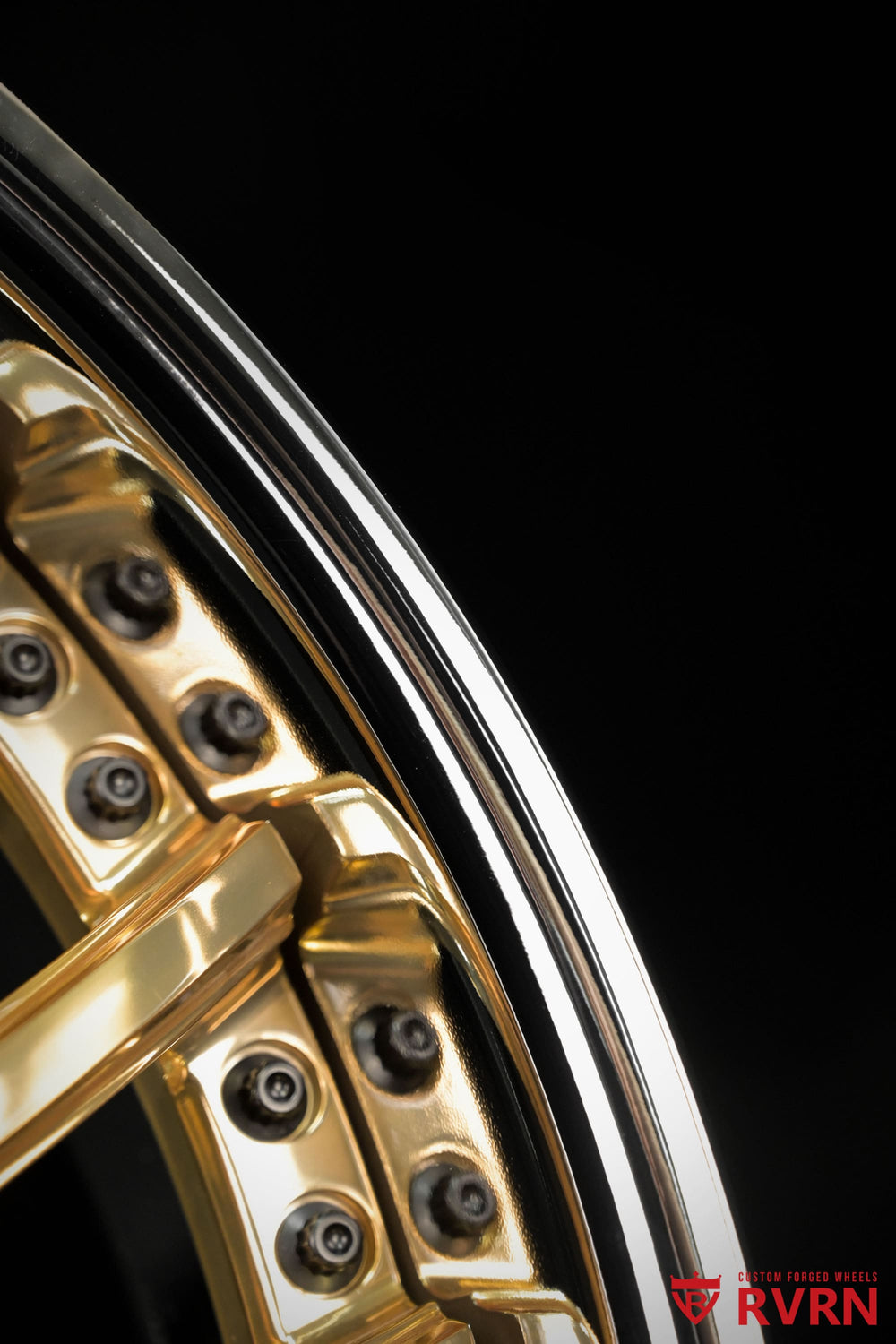 Custom GMC forged wheel in 20x8.5 +35MM featuring the RV-DN01 directional design built for precise fitment.
