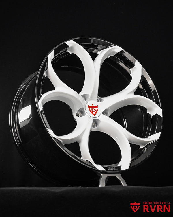RV-MS016 forged wheel set including front and rear staggered configuration for 2017 jaguar f type
