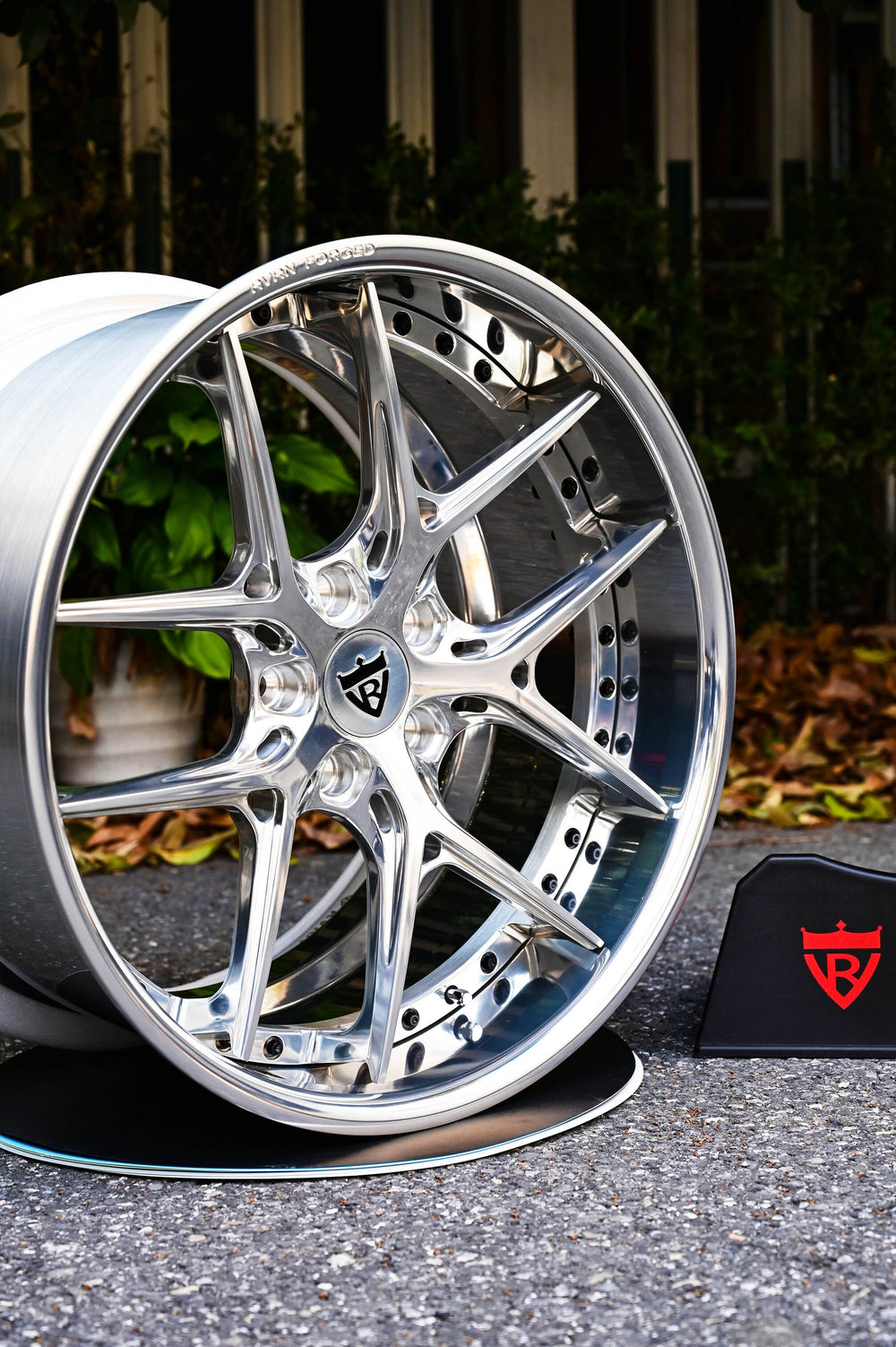 2017 Corvette Grand Sport on RVRN RV-DR08 forged wheels in Polished (photo 08)