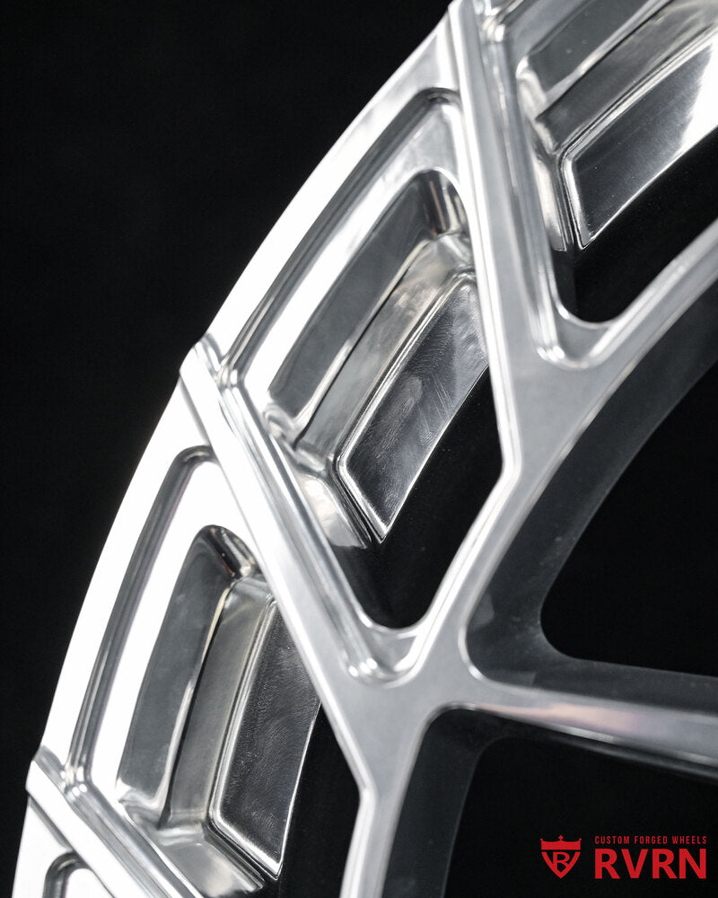Polished finish custom forged wheels for 2018 Audi SQ5 – 21 inch.