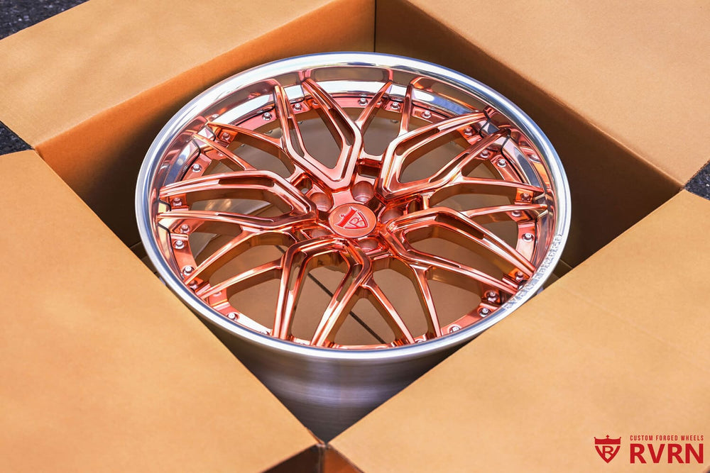 Design your own BMW wheels – RV-C081 custom rose gold forged rims