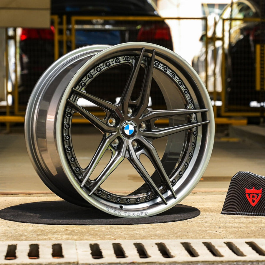 2019 BMW M850i Xdrive Custom 5 Spoke Dark Gunmetal Forged Wheels: RV-DP03