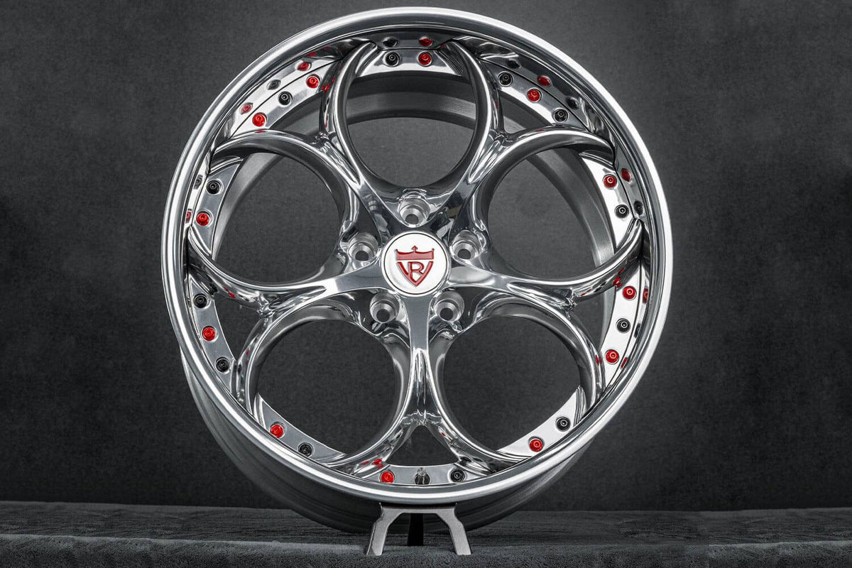 2019 Corvette C7 Grand Sport Custom Deep Dish Diamond Polish Wheels: RV-DS016
