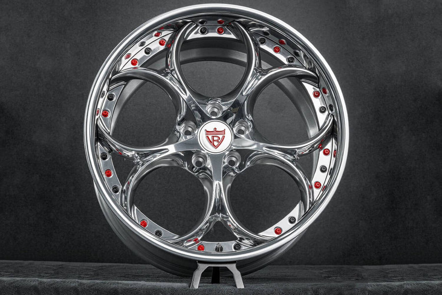 2019 Corvette C7 Grand Sport Custom Deep Dish Diamond Polish Wheels: RV-DS016