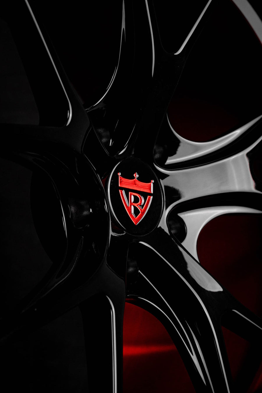 2019 Corvette C7 Grand Sport Custom Gloss Black Forged Wheels: RV-MR05