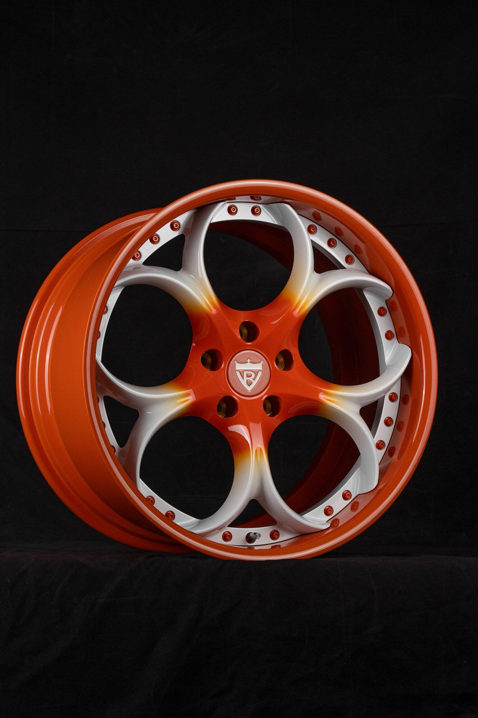 2019 C7 Z06 Orange & White Forged Wheels by RVRN – RVRN WHEELS