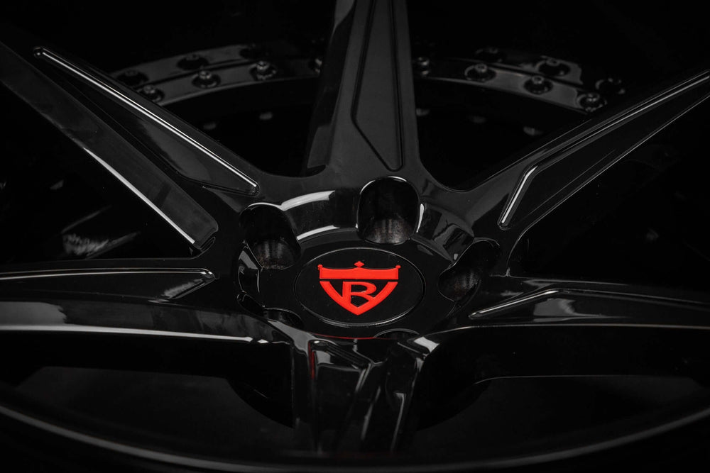 2019 Dodge Charger hellcat custom wheels-deep concave black rims-RVRN RV-DC19 2-piece wheels 