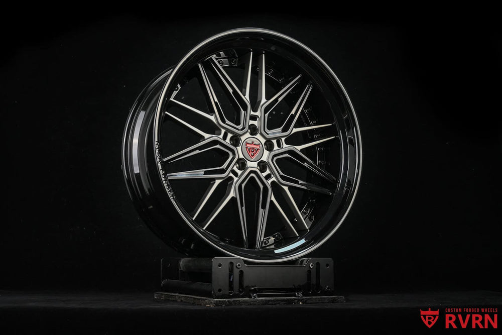 	2020 Audi Q8 with RVRN RV-T081 23" forged front deep dish wheels
