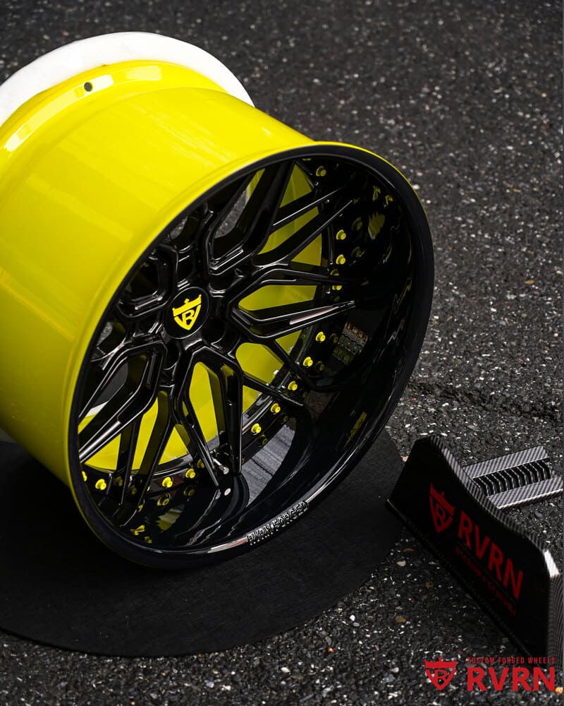 Detail of RV-T081 wheel on 2020 Corvette C8 Stingray