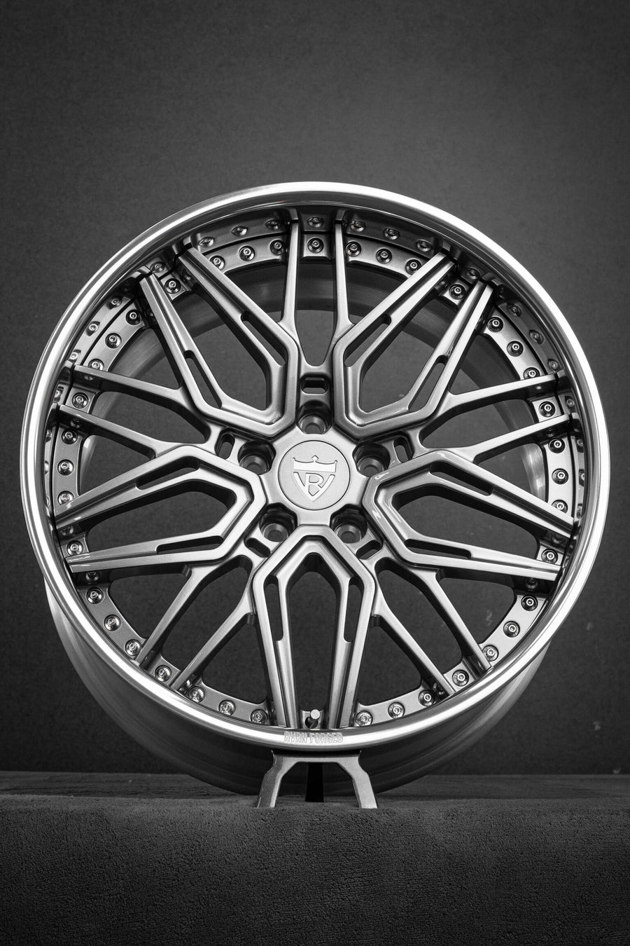 2020 Camaro Custom Deep Dish Polished Aluminum Forged Wheels: RV-T081