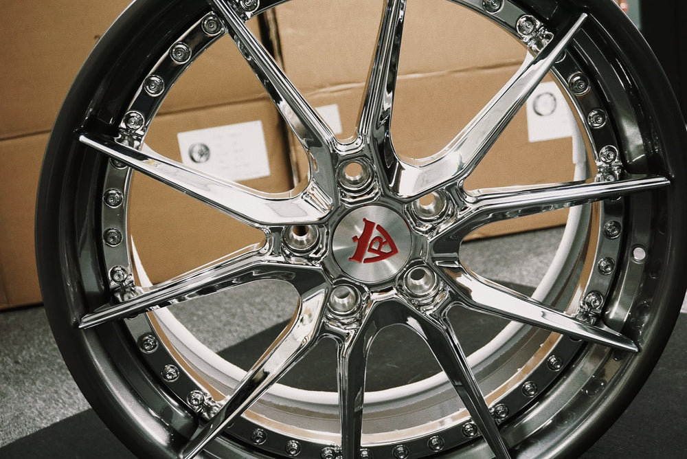 2020 Acura MDX on RVRN RV-DB082 custom forged wheels in chrome grey - 03
