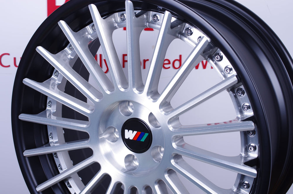 2020 BMW M760 on RVRN RV-TR66 forged wheels in Silk Brushed Silver Spoke with Gloss Black Barrel (photo 05)