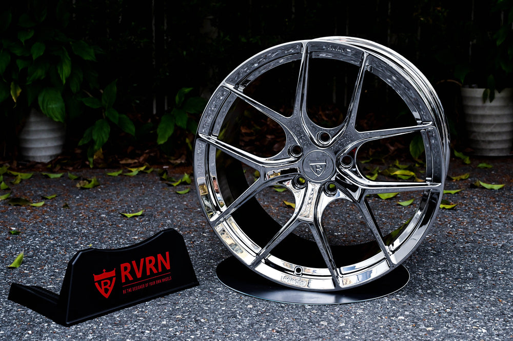 2020 Corvette C8 Z51 on RVRN RV-MR05 forged wheels in Chrome (photo 03)