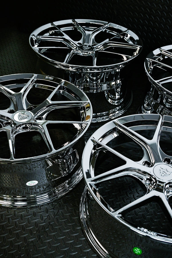 2020 Corvette C8 Z51 on RVRN RV-MR05 forged wheels in Chrome (photo 07)