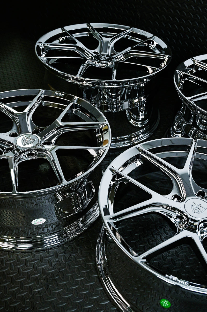 2020 Corvette C8 Z51 on RVRN RV-MR05 forged wheels in Chrome (photo 07)