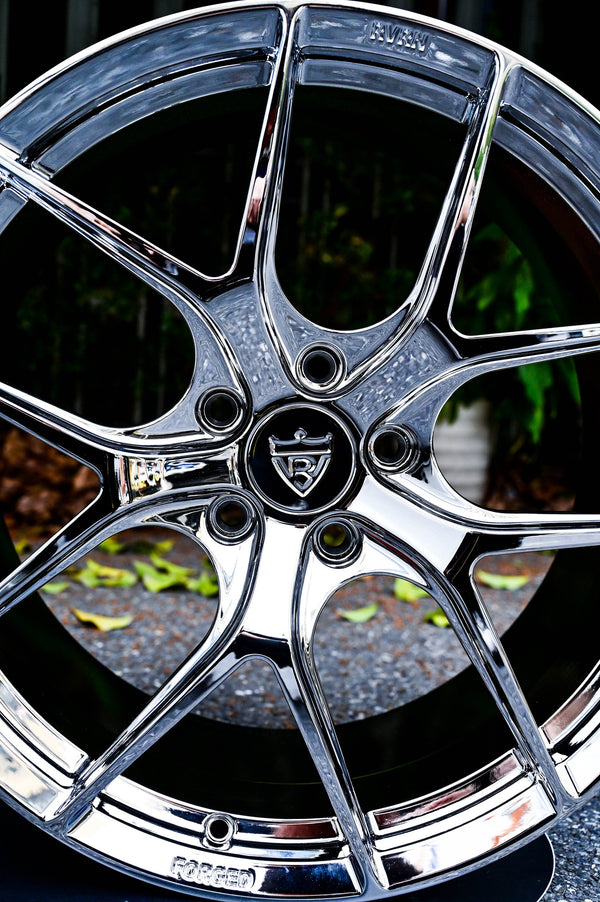 2020 Corvette C8 Z51 on RVRN RV-MR05 forged wheels in Chrome (photo 08)