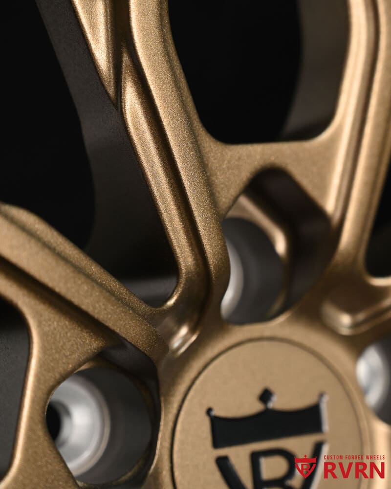 Two-piece forged construction of RV-DC04 wheels