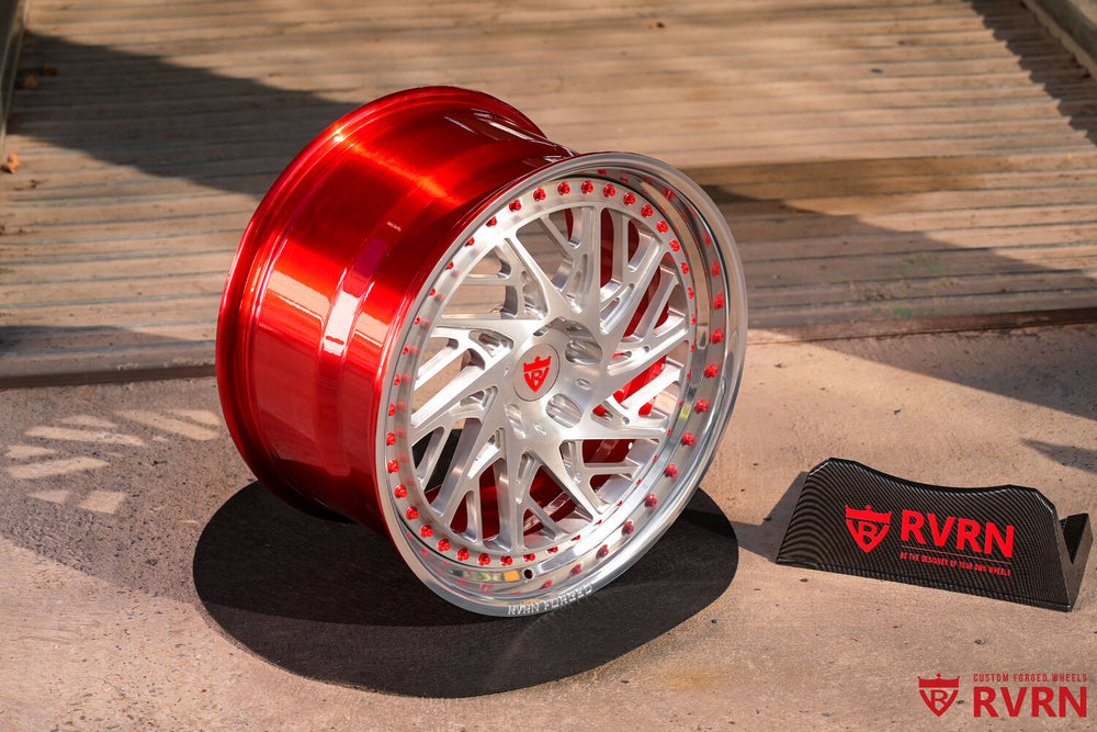 Corvette C8 deep dish wheels custom side profile forged design