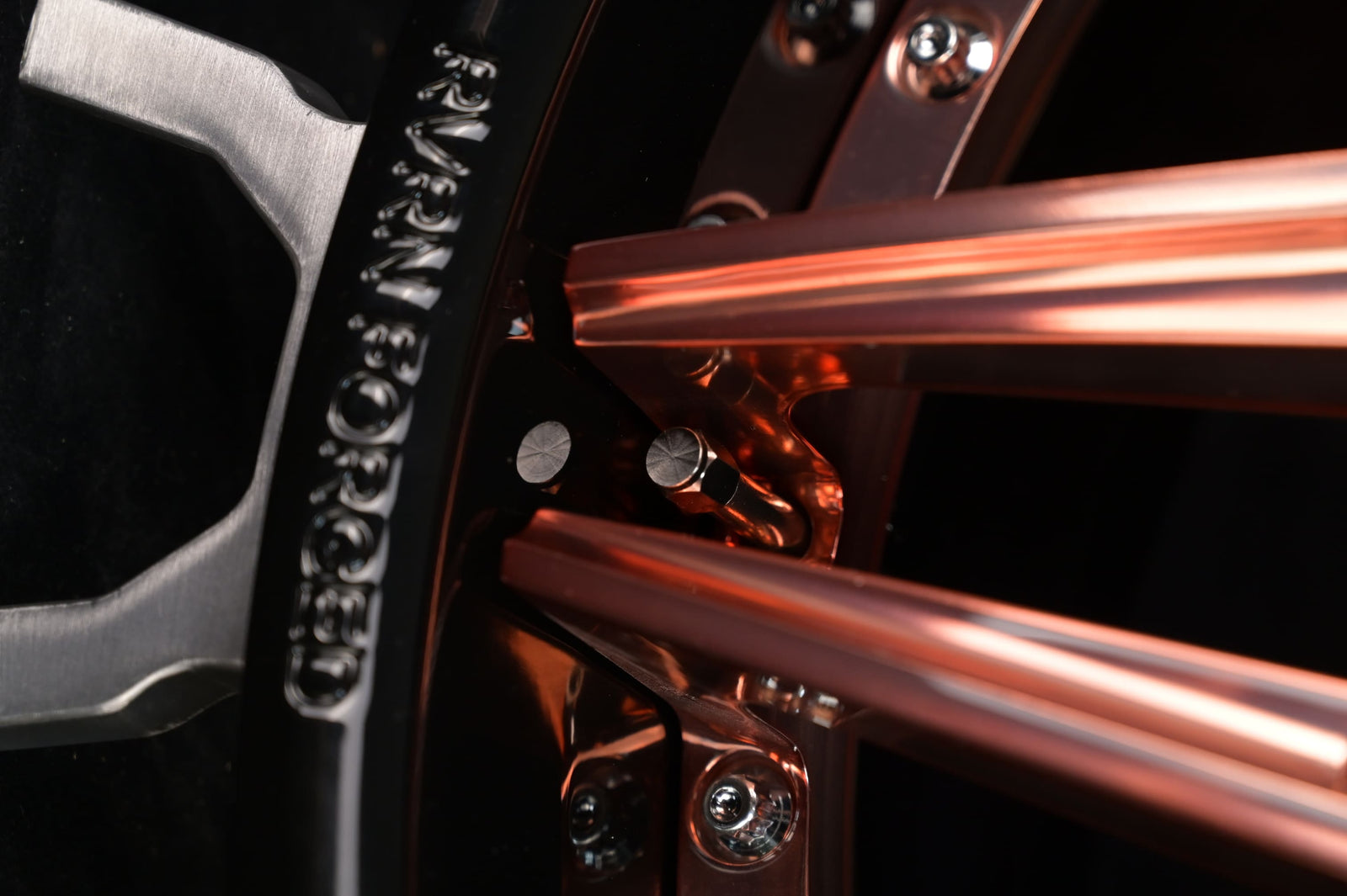 Installed shot of RV-T081 wheels on 2021 Dodge Charger