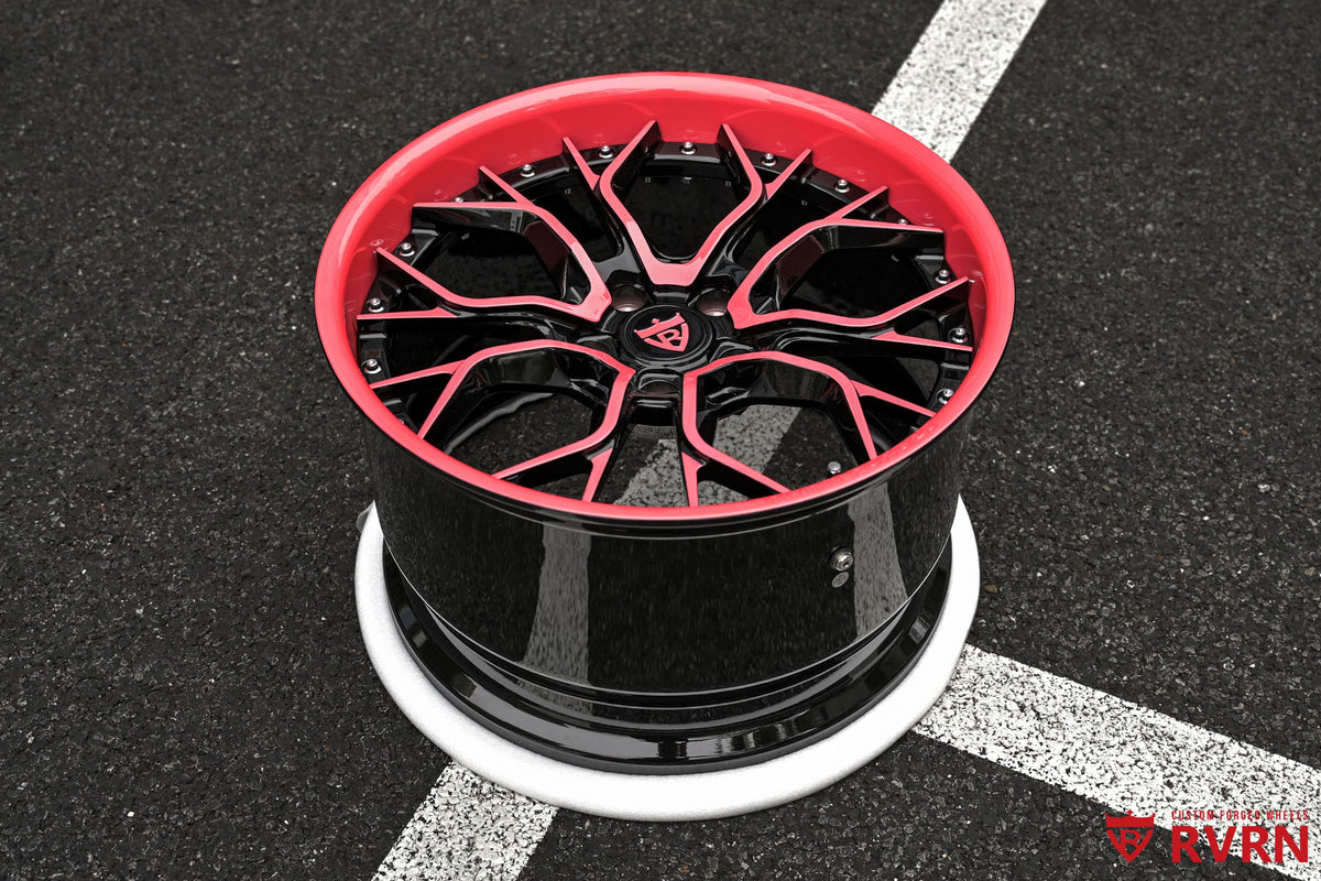 2021 Jeep Wrangler Unlimted 80 Anniversary Gloss Black & Pink Wheels : RV-DR16