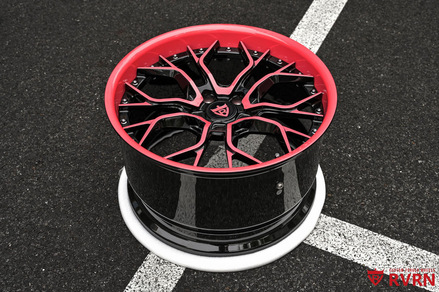 2021 Jeep Wrangler Unlimted 80 Anniversary Gloss Black & Pink Wheels : RV-DR16