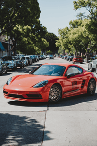 Porsche two piece wheels RV-T081 forged matte bronze spoke close-up