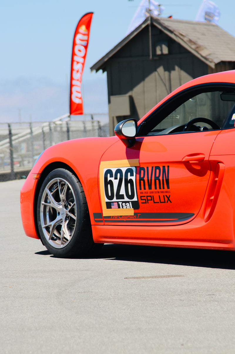 Forged Porsche Cayman wheels RV-MR05T high performance track